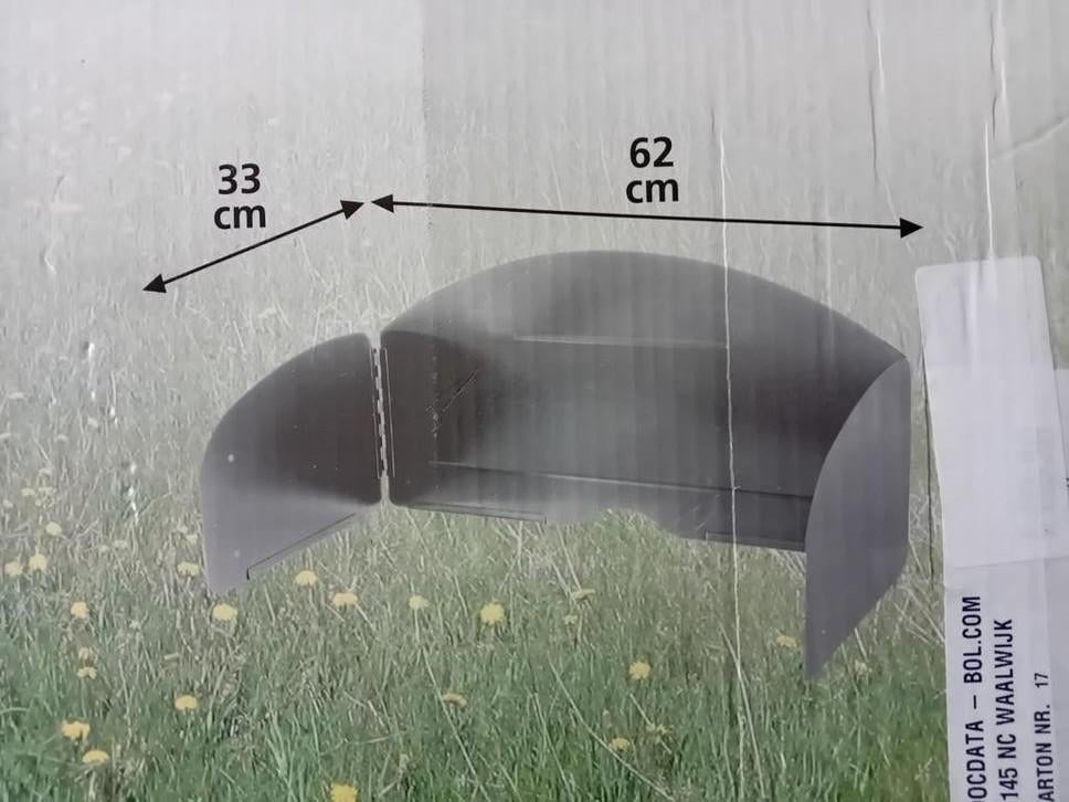 EuroTrail Cooking Screen Windscherm Kooktafel, Caravans en Kamperen, Kampeeraccessoires, Ophalen of Verzenden, Nieuw
