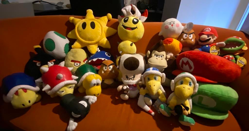 Mario donkey kong knuffels -  plush, Kinderen en Baby's, Speelgoed | Knuffels en Pluche, Nieuw, Ophalen of Verzenden, Met label