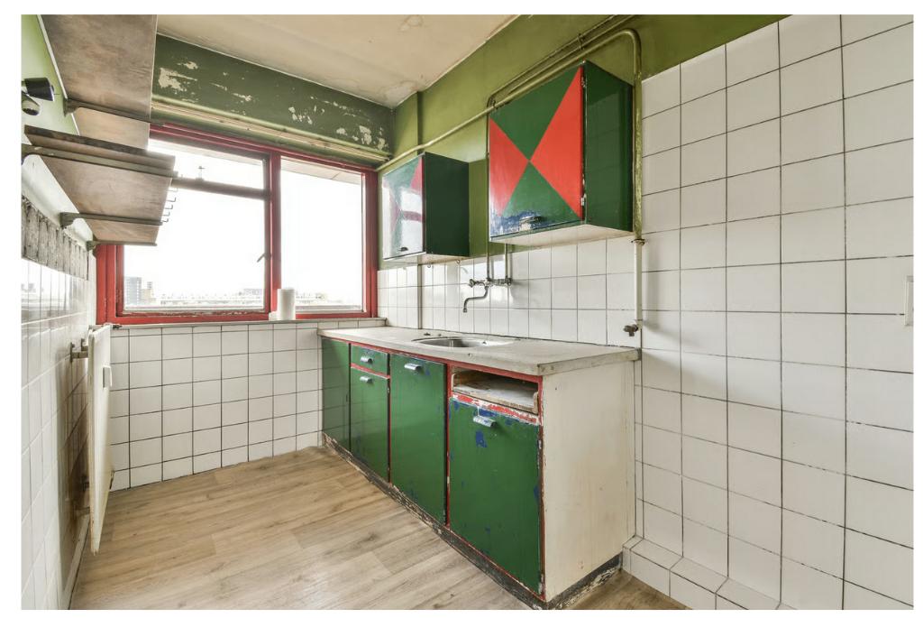 Piet Zwart keuken voor Bryunzeel, Huis en Inrichting, Keuken | Complete keukens, Ophalen, Gebruikt, Overige typen, Graniet of Steen