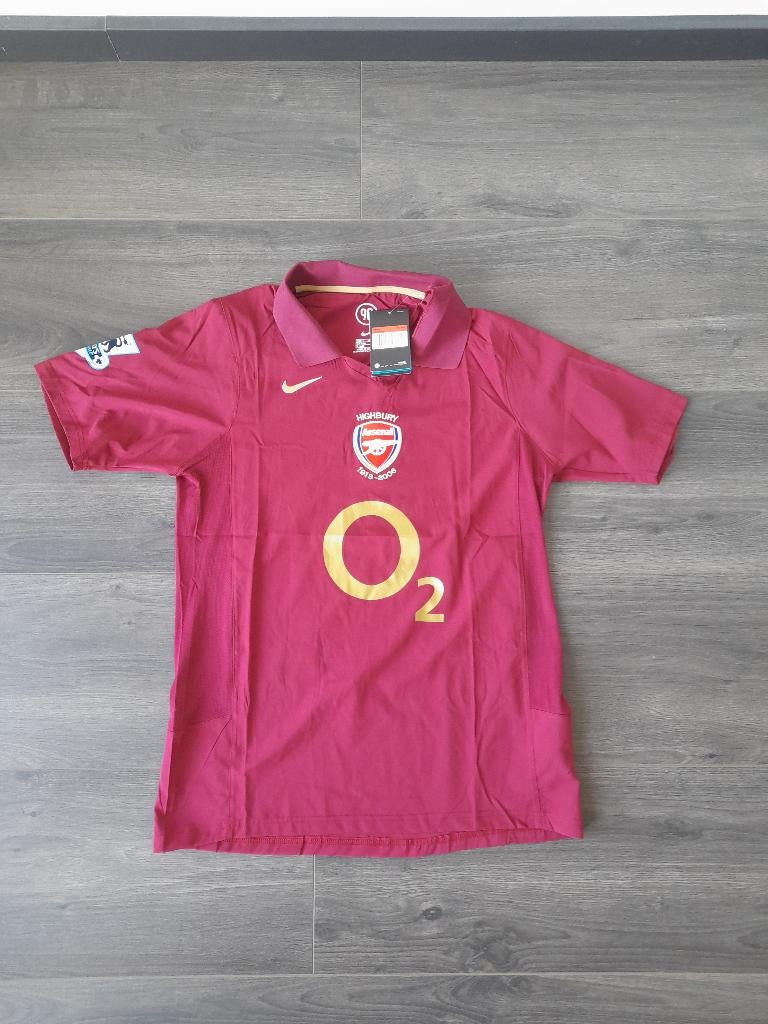 Arsenal uitshirt 2005 2006 Retro Vintage voetbalshirt L / M, Sport en Fitness, Voetbal, Maat M, Ophalen of Verzenden, Nieuw, Shirt