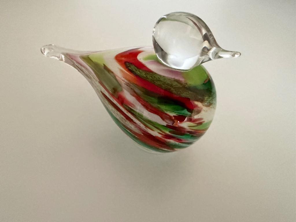 Glazen kunst beeld vogel, Ophalen of Verzenden