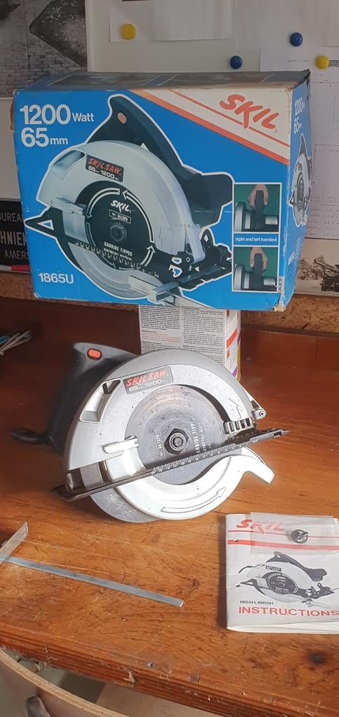 Skil handcirkelzaag, Ophalen of Verzenden, 1200 watt of meer, Cirkelzaag, 30 tot 70 mm