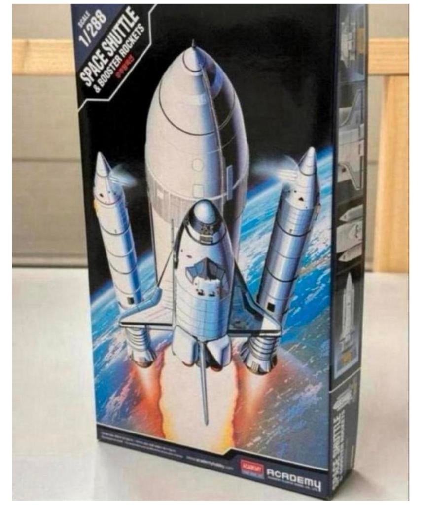 Modelbouw raket Academy Shuttle and Booster 1/288 schaal, 1:144 of kleiner, Nieuw, Ophalen of Verzenden, H