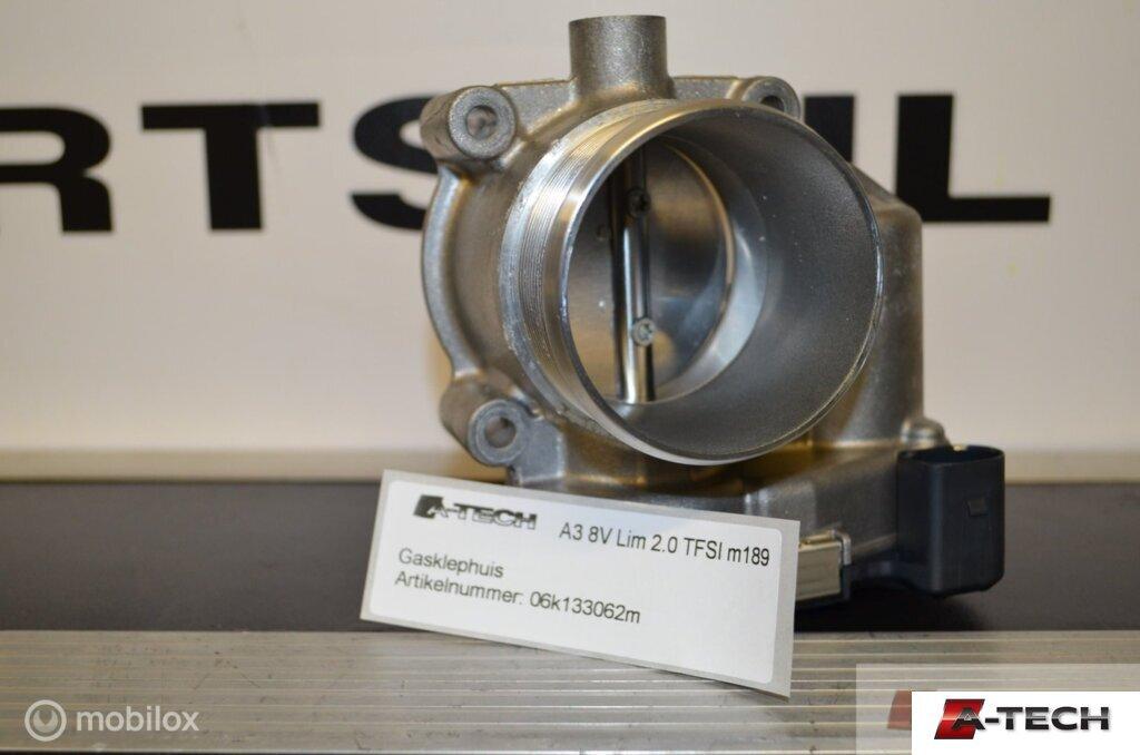 Gasklephuis Audi A3  8V 2.0 TFSI quattro 06k133062m, Audi, Gebruikt, Audi, Ophalen of Verzenden