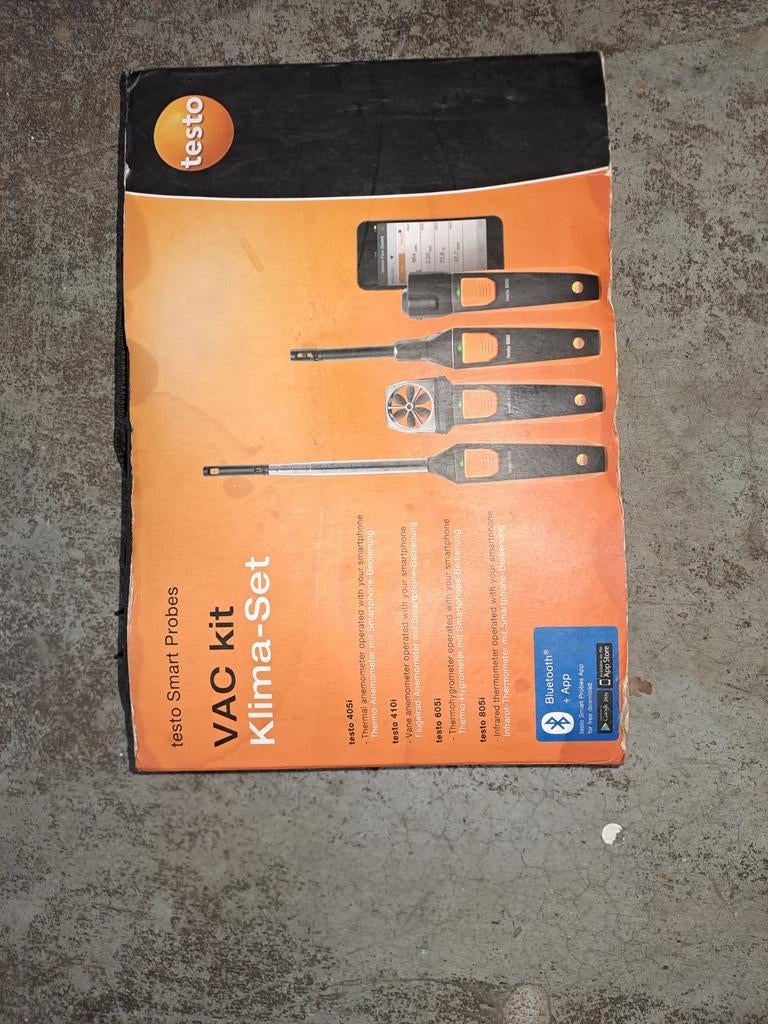 TESTO VAC kit klima set, Ophalen of Verzenden, Nieuw, Druk