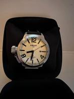 U-boat Left Hook Auto 45 mm, Overige merken, Staal, Polshorloge, Ophalen of Verzenden