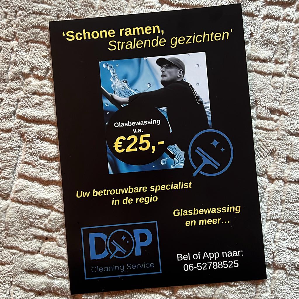 Op zoek naar een betrouwbare GLAZENWASSER?, Vacatures, Vacatures | Schoonmaak en Facilitaire diensten
