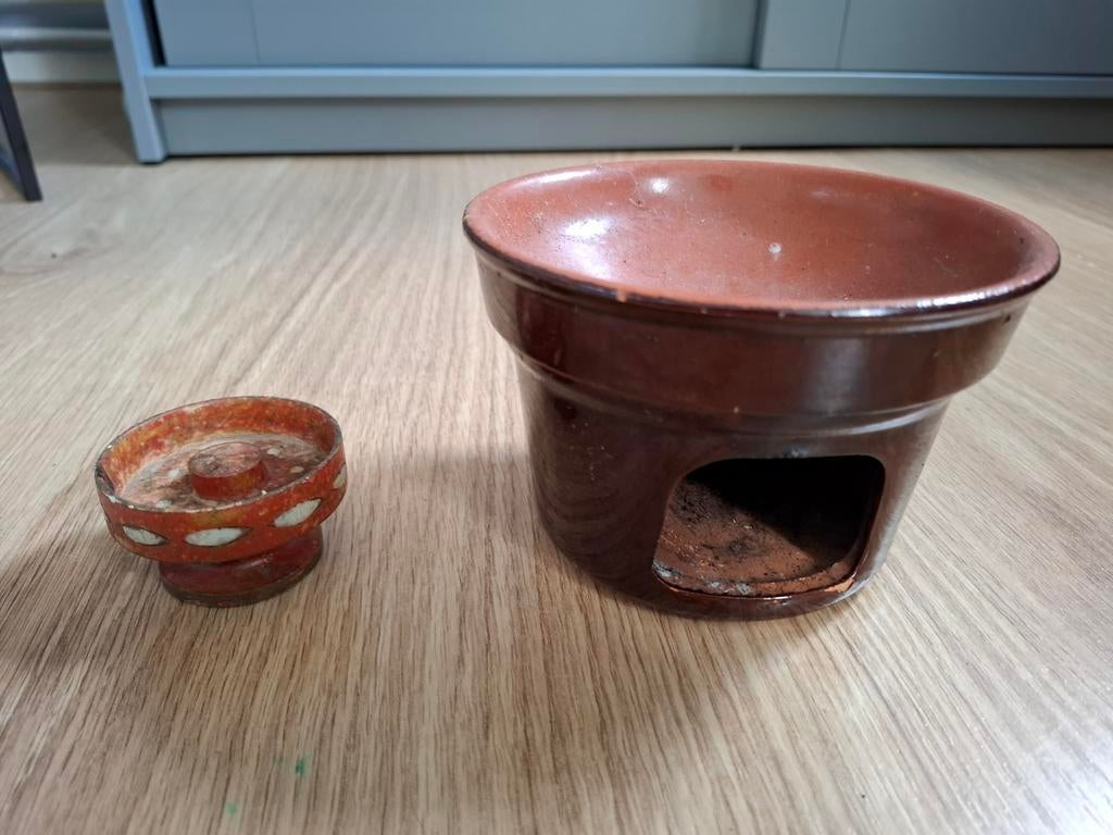 Oliebrander en wierrookhouder, Huis en Inrichting, Ophalen, Overige materialen, Minder dan 25 cm