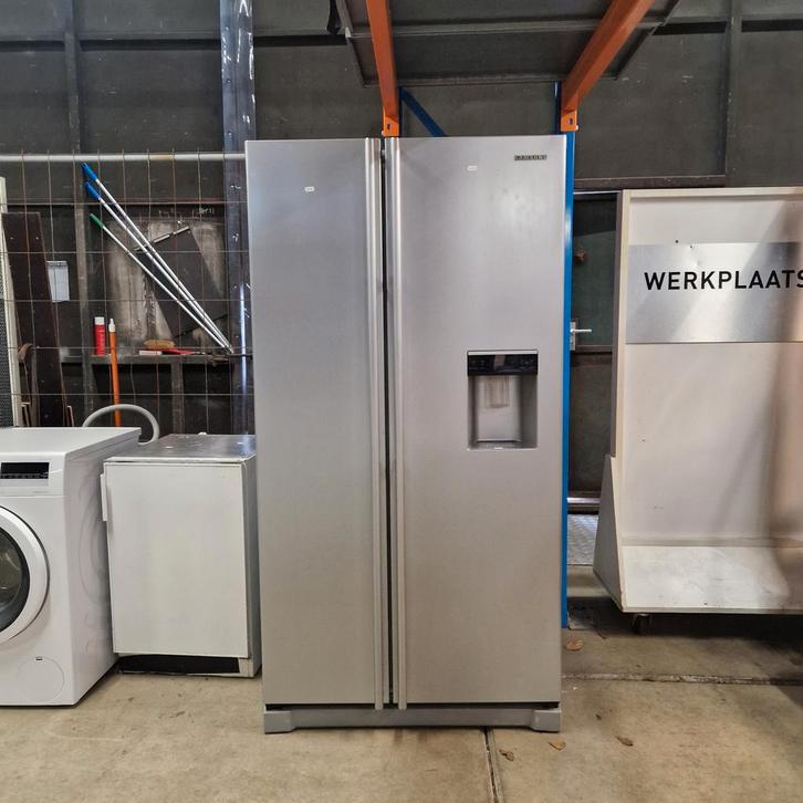 Verkocht! Grote Amerikaanse koelkast. Samsung, Witgoed en Apparatuur, Koelkasten en IJskasten, Gebruikt, Met aparte vriezer, 200 liter of meer