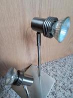 Mooi RVS Armatuur voor 2 spots, Ophalen, Metaal of Aluminium, Zo goed als nieuw, Led