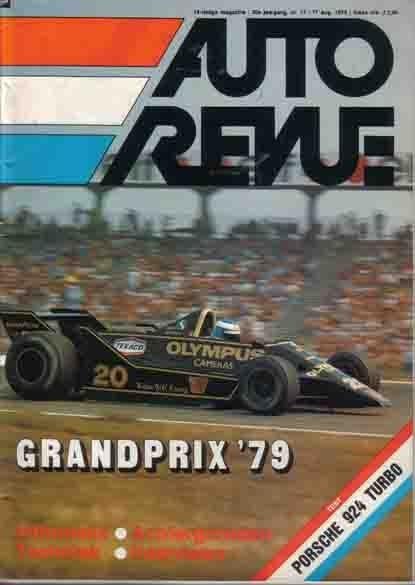 Autorevue 17 1979 : Porsche 924 Turbo - Renault Sport, Ophalen of Verzenden, Gelezen, Algemeen