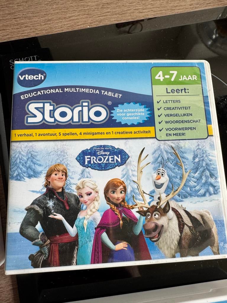 VTech Storio Disney Frozen Educatieve Multimedia Tablet, Puzzel en Educatief, Gebruikt, 1 speler, Ophalen of Verzenden