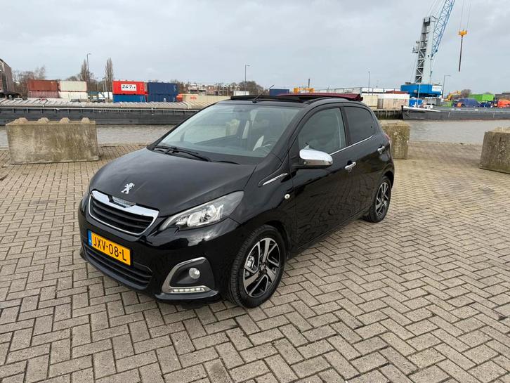 Peugeot 108 1.0 12V E-vti 51KW 5DR 2017 Zwart, Auto's, Peugeot, Particulier, ABS, Achteruitrijcamera, Airbags, Airconditioning