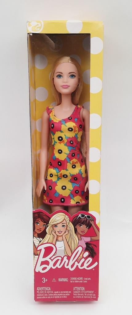 Barbie Trendy met bloemetjes jurk NIEUW!, Ophalen of Verzenden, Nieuw, Barbie