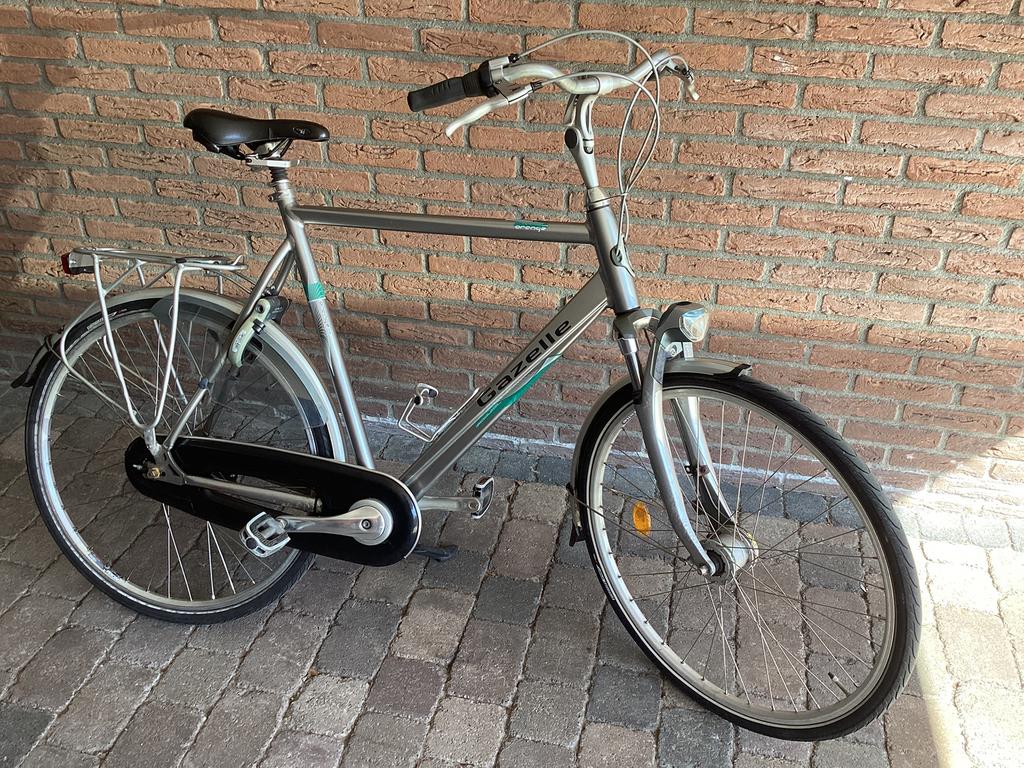 Gazelle orange plus herenfiets, Ophalen, Versnellingen, Zo goed als nieuw, 65 cm of meer