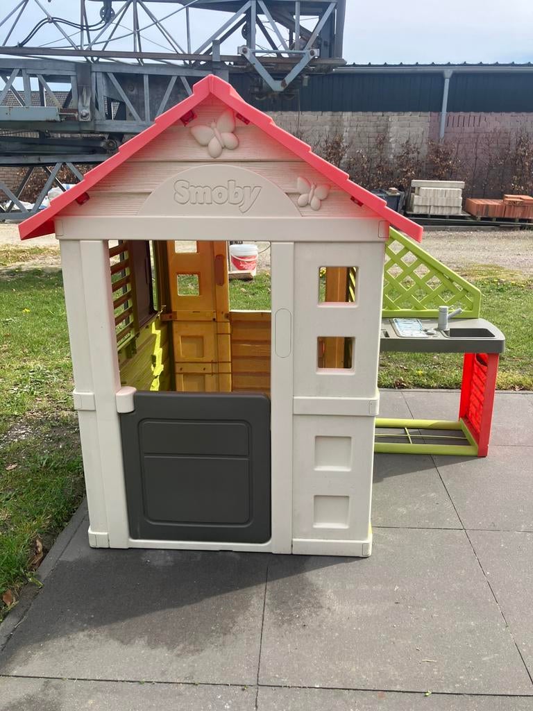 Speelhuis smoby, Kinderen en Baby's, Speelgoed | Buiten | Speelhuisjes, Ophalen, Gebruikt, Kunststof