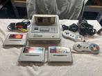Super Nintendo SNES Console met 4 games en 2 controllers, Ophalen of Verzenden, Gebruikt, Met 2 controllers, Met games