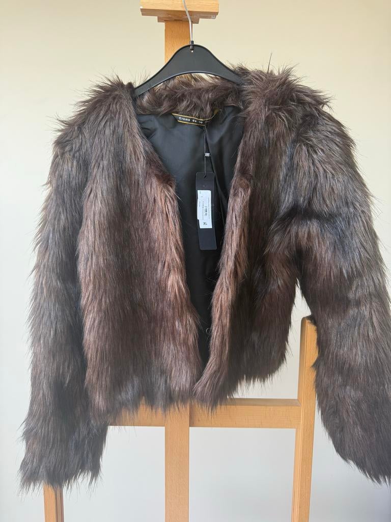 Bruine Crème de la Crème jacket, maat XL, Kleding | Dames, Ophalen of Verzenden, Nieuw, Maat 46/48 (XL) of groter, Bruin