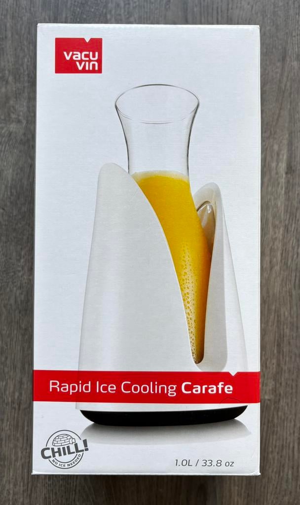 Vacu vin Ice cooling carafe, Overige typen, Ophalen of Verzenden, Nieuw, Wit