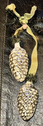 Diverse vintage kerstversieringen lamp- denneappels- bal, Diversen, Ophalen, Gebruikt