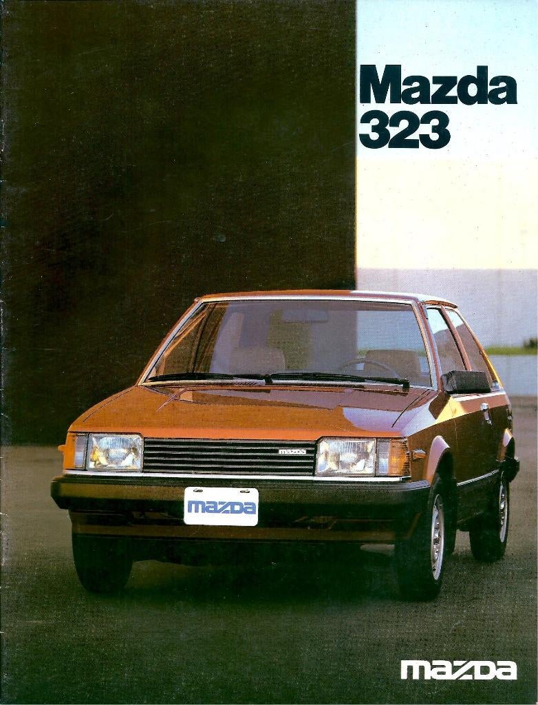 Folder Mazda 323 1980, Ophalen of Verzenden, Gelezen, Mazda
