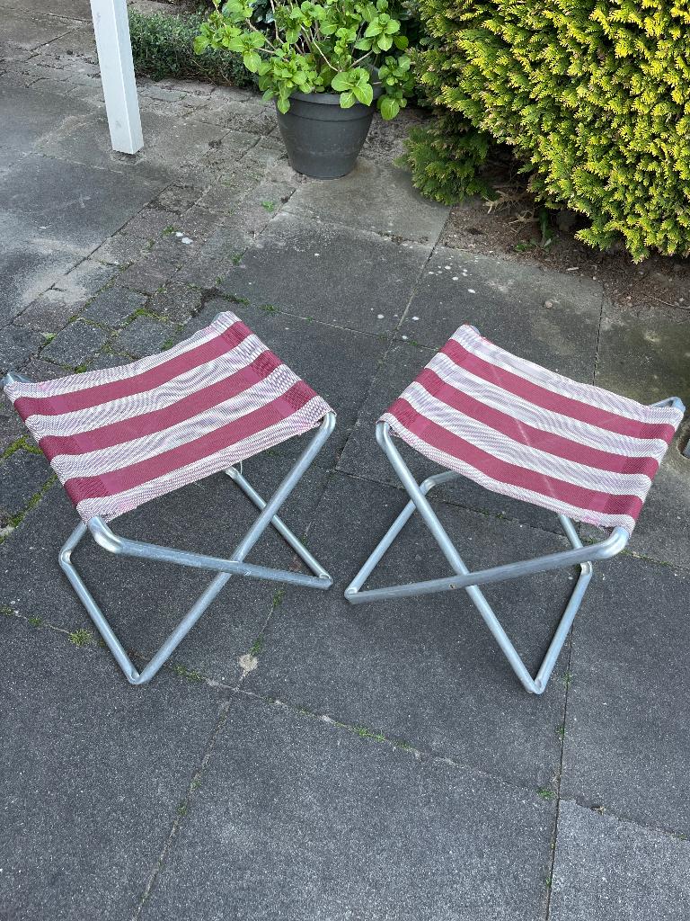 Crespo viskrukje 2x met tafelblad, Caravans en Kamperen, Ophalen, Gebruikt, Campingstoel