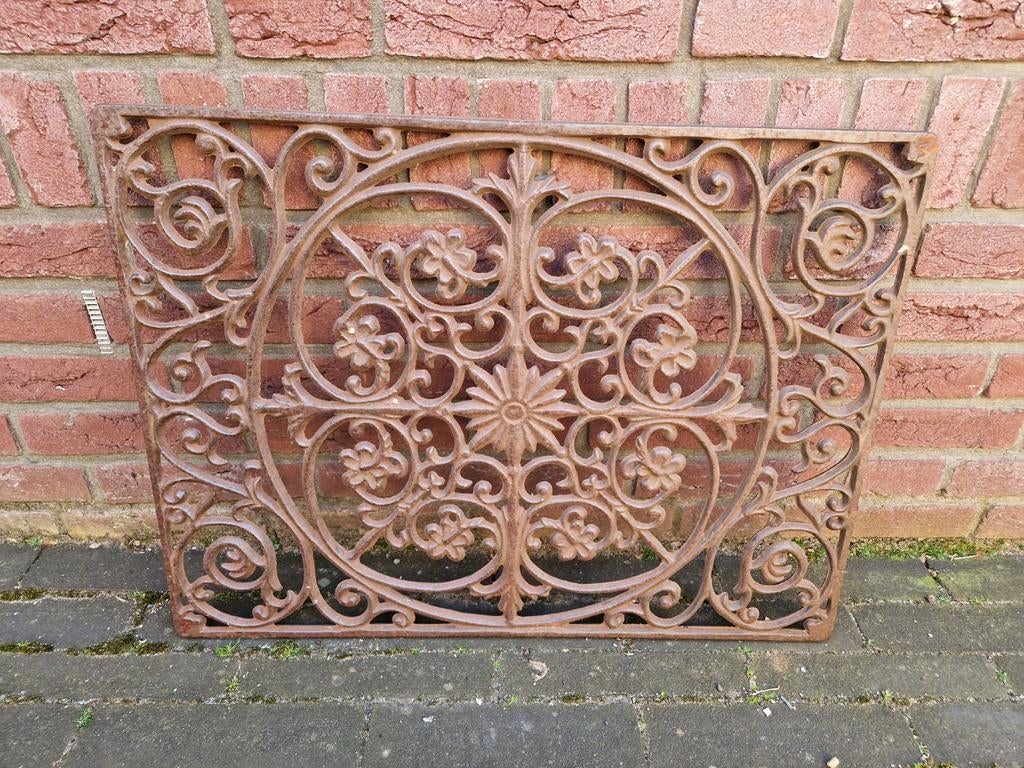 Gietijzeren rooster deurmat, Ophalen, Gietijzer, Schoonloopmat, Zo goed als nieuw