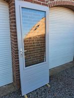 achterdeur, schuurdeur, balkondeur, buitendeur, hardhout, Doe-het-zelf en Verbouw, Deuren en Horren, Ophalen, Gebruikt, 80 tot 100 cm