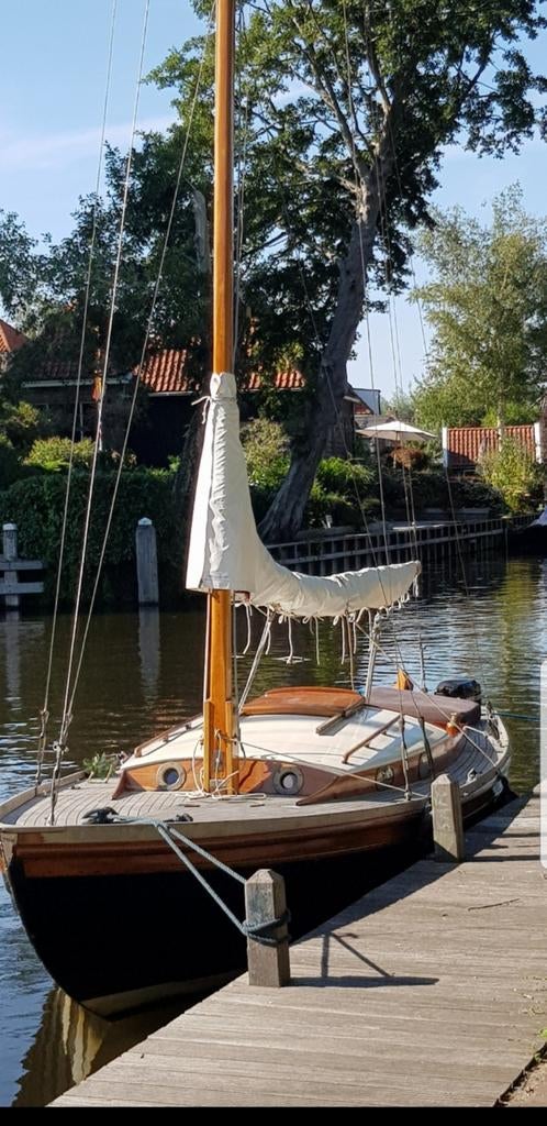 Noorse folksboot klassieke zeilboot uit 1956, Gebruikt, Ophalen of Verzenden, Tourjacht of Cruiser, Benzine