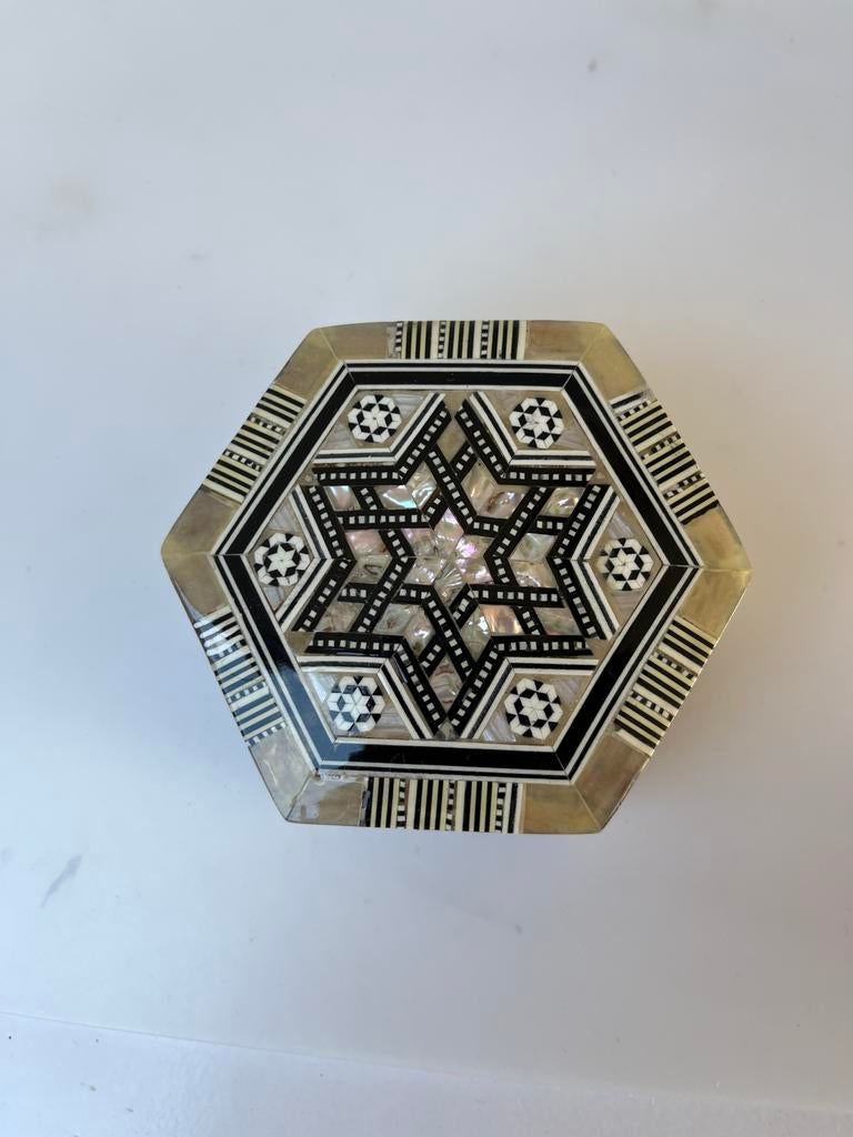 Vintage Egyptisch sieradendoosje, Ophalen of Verzenden
