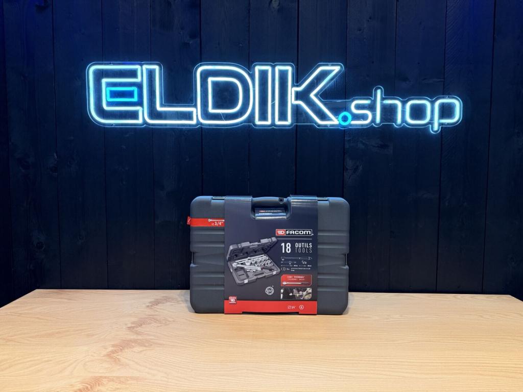 Facom KL.500PB 18 Delige Dopsleutelset 3/4", Niet ingevuld, Niet ingevuld, Niet ingevuld