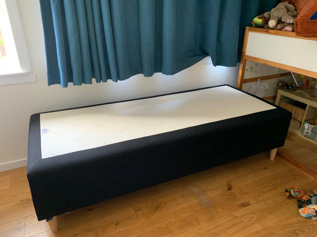 Boxspring 210x90 Pullman, Ophalen, Gebruikt, 90 cm, Eenpersoons