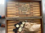 Backgammon spel, hout., Een of twee spelers, Ophalen of Verzenden, Zo goed als nieuw