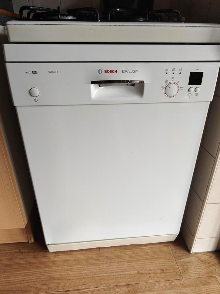 Bosch Exclusiv Silence Vaatwasser - Wit, Vrijstaand, Witgoed en Apparatuur, Vaatwasmachines, Gebruikt, Vrijstaand, 85 tot 90 cm