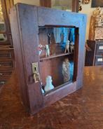 Antiek Vitrinekastje/Kastje/Wandkastje, Ophalen of Verzenden