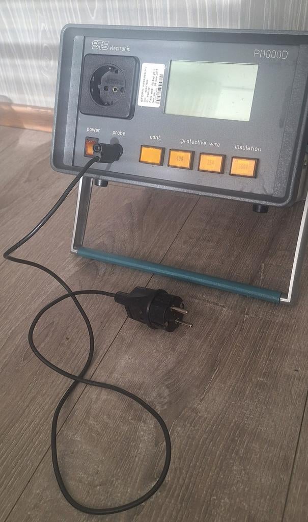 Sps PI1000D Isolatie tester megger. Stroom isolatie 500v 25a, Doe-het-zelf en Verbouw, Meetapparatuur, Ophalen of Verzenden, Gebruikt