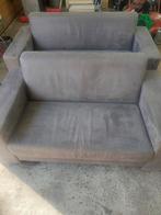 Twee bruine banken, Ophalen, 150 tot 200 cm, 75 tot 100 cm, Zo goed als nieuw