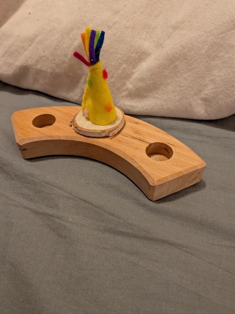 Feest hoedje steker, Ophalen of Verzenden, Figuurtje(s), Wolvilt