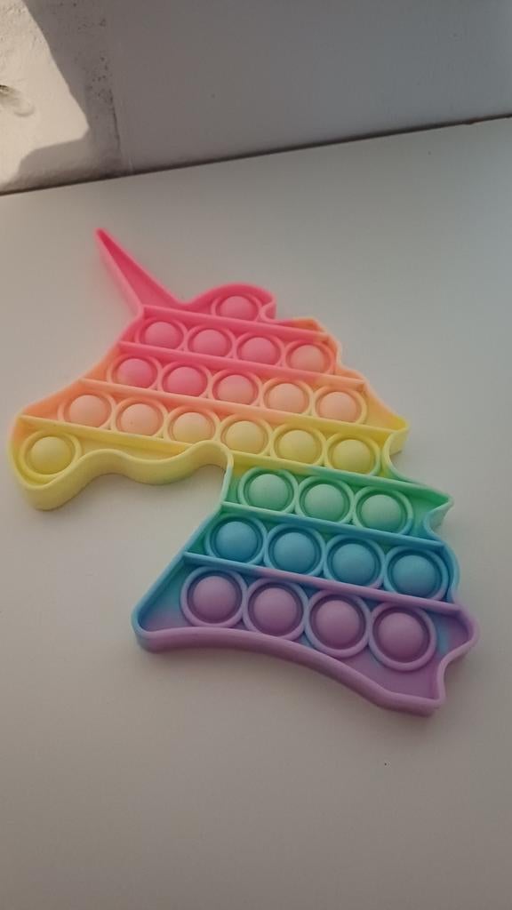 Pop It Eenhoorn Regenboog Fidget Speelgoed, Kinderen en Baby's, Speelgoed | Overig, Ophalen of Verzenden, Nieuw, Jongen of Meisje