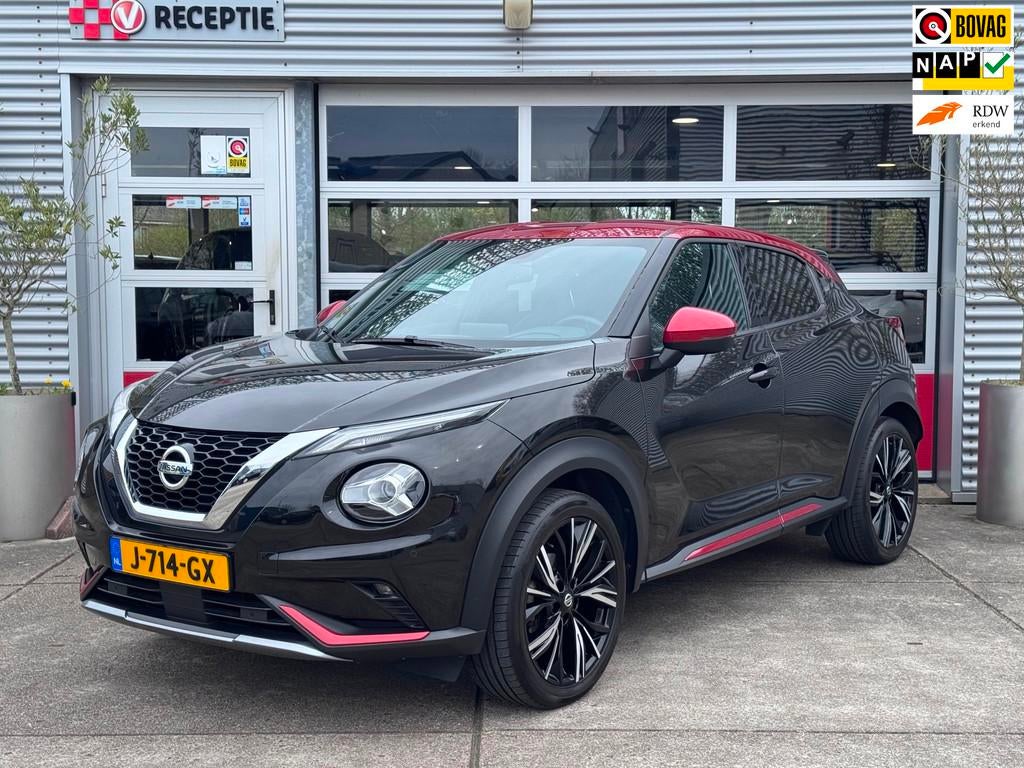 Nissan Juke 1.0 DIG-T N-Design Bomvol! Leer / Bose / Carplay, Voorwielaandrijving, Euro 6, Zwart, Origineel Nederlands