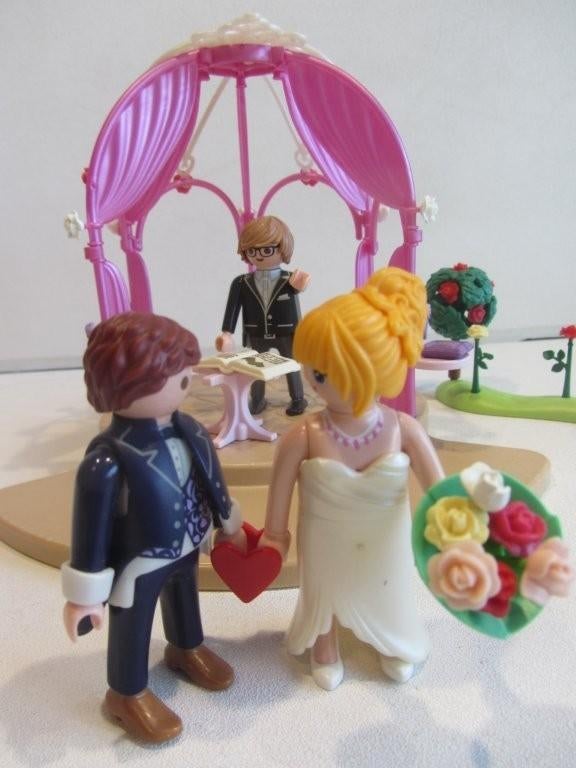 PLAYMOBIL Bruidspaviljoen met bruidspaar  trouwen, Ophalen of Verzenden, Gebruikt, Los playmobil