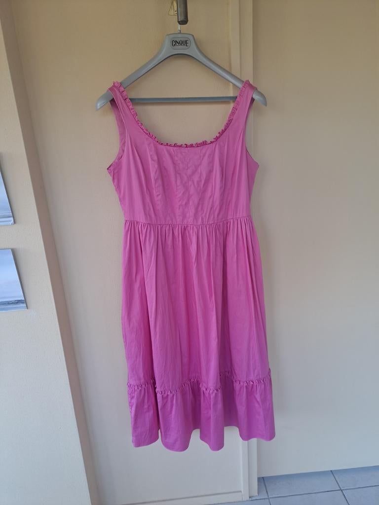 Phase Eight dieproze zomerjurk, maat 40, gevoerd, Kleding | Dames, Jurken, Maat 38/40 (M), Ophalen of Verzenden, Zo goed als nieuw