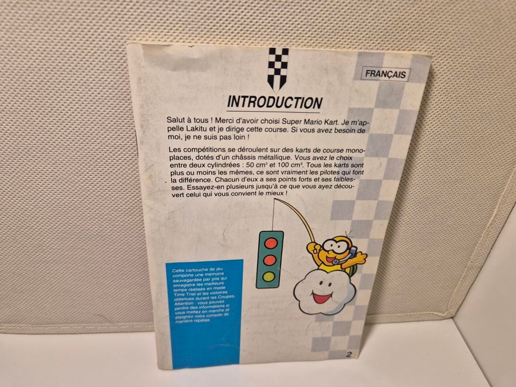 Boekje van Super Mario Kart/ Super MarioKart SNES, 1 speler, Racen en Vliegen, Ophalen of Verzenden, Zo goed als nieuw