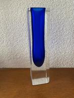Vintage Murano Sommerso vaas, Flavio Poli stijl, Ophalen of Verzenden