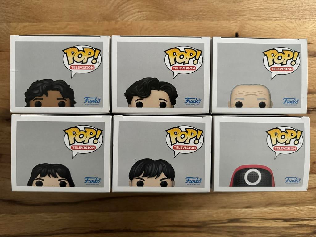 Funko Pop! Squid Game Set - 6 Figuren, Ophalen of Verzenden, Zo goed als nieuw