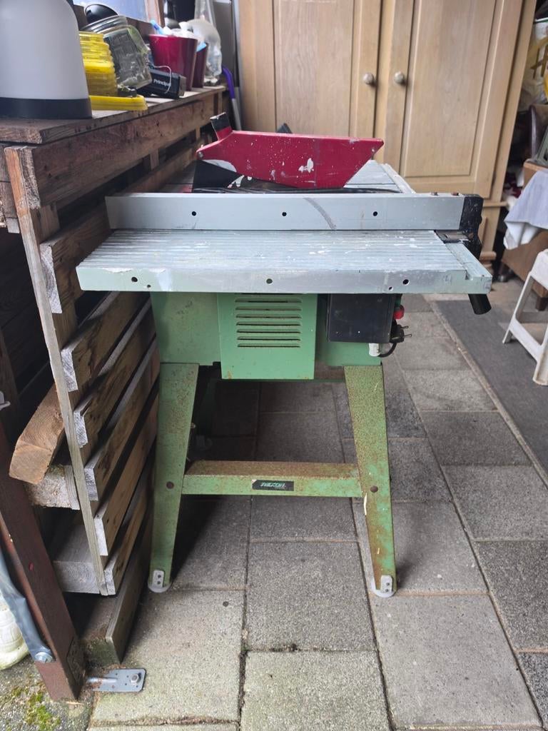 Zaagtafel compleet zie ook foto,s ervan., Doe-het-zelf en Verbouw, Gereedschap | Zaagmachines, Ophalen, Gebruikt, Cirkelzaag, 70 mm of meer