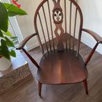 Vintage Ercol Spijlenstoel - Donker Hout, Antiek en Kunst, Ophalen