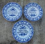 3 x Fries Wandbord met Veschillende Friese Tekst / Spreuk, Ophalen of Verzenden