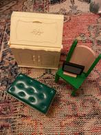 Vintage retro barbie sindy fleur meubels stoel kast poef, Ophalen of Verzenden, Gebruikt, Gebruiksvoorwerp