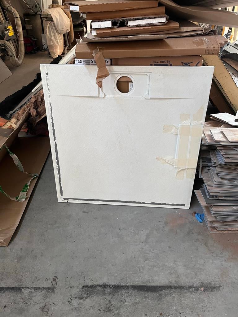 Douchebak 90x90 cm met douchescherm - Nieuw in doos, Ophalen, Zo goed als nieuw, Glas, Douche